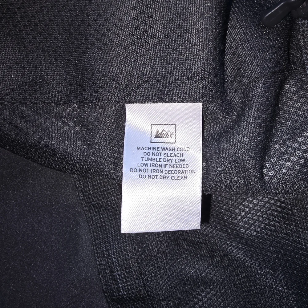 REI Men's Dark Gray Lightweight Hiking Gorpcore Packable E1 Elements Jacket - Picture 7 of 11